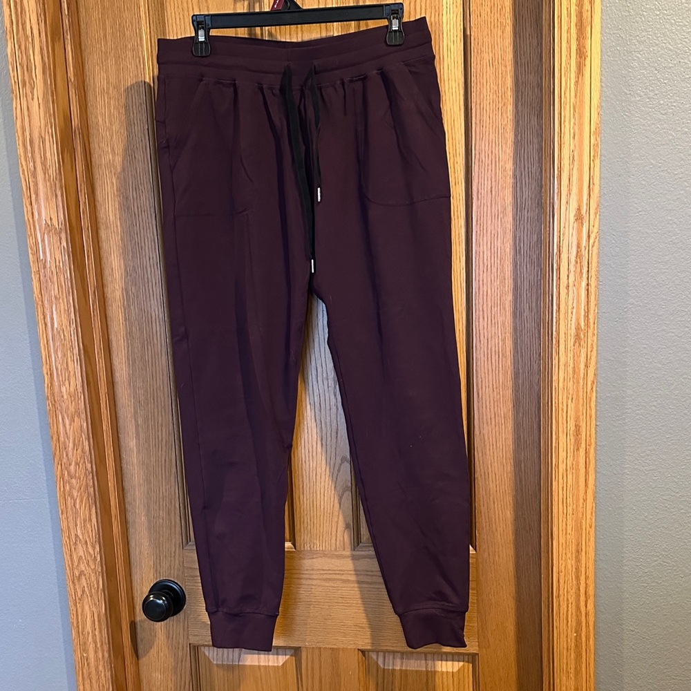 Zyia Burgundy Jogger Pants